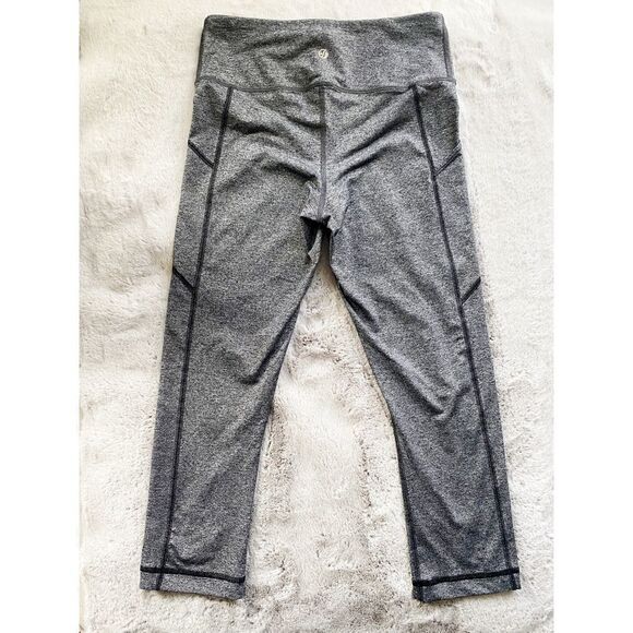 Soma Sport Dark Heather Gray Cropped Leggings - Size XS - Picture 6 of 8